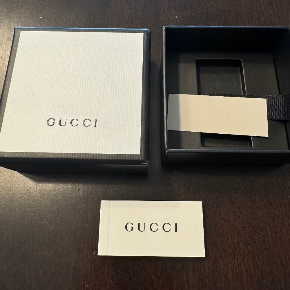 Gucci Black and White Jewelry Box